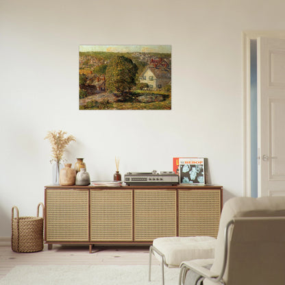 Outskirts of East Gloucester - Childe Hassam Brushed Aluminum Print - 70x100 cm / 28x40 inches | Childe Hassam Aluminum Print | Childe Hassam Prints