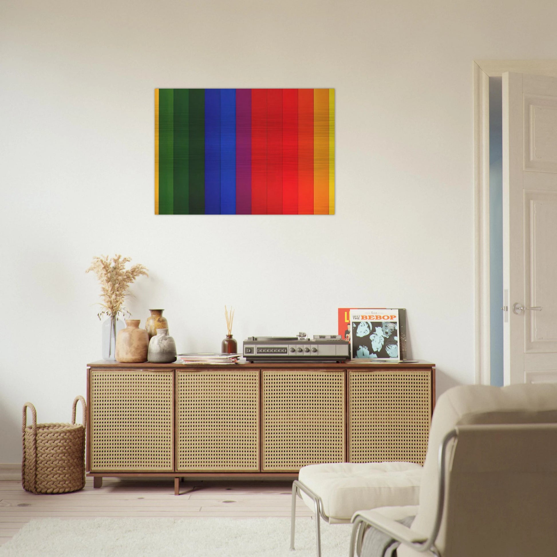 Spectrum III - Ellsworth Kelly Brushed Aluminum Print - 70x100 cm / 28x40 inches | Ellsworth Kelly Aluminum Print | Ellsworth Kelly Prints