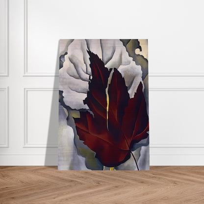 Pattern of Leaves - Georgia O'Keeffe Brushed Aluminum Print - 70x100 cm / 28x40 inches | Georgia O'Keeffe Aluminum Print | Georgia O'Keeffe Prints