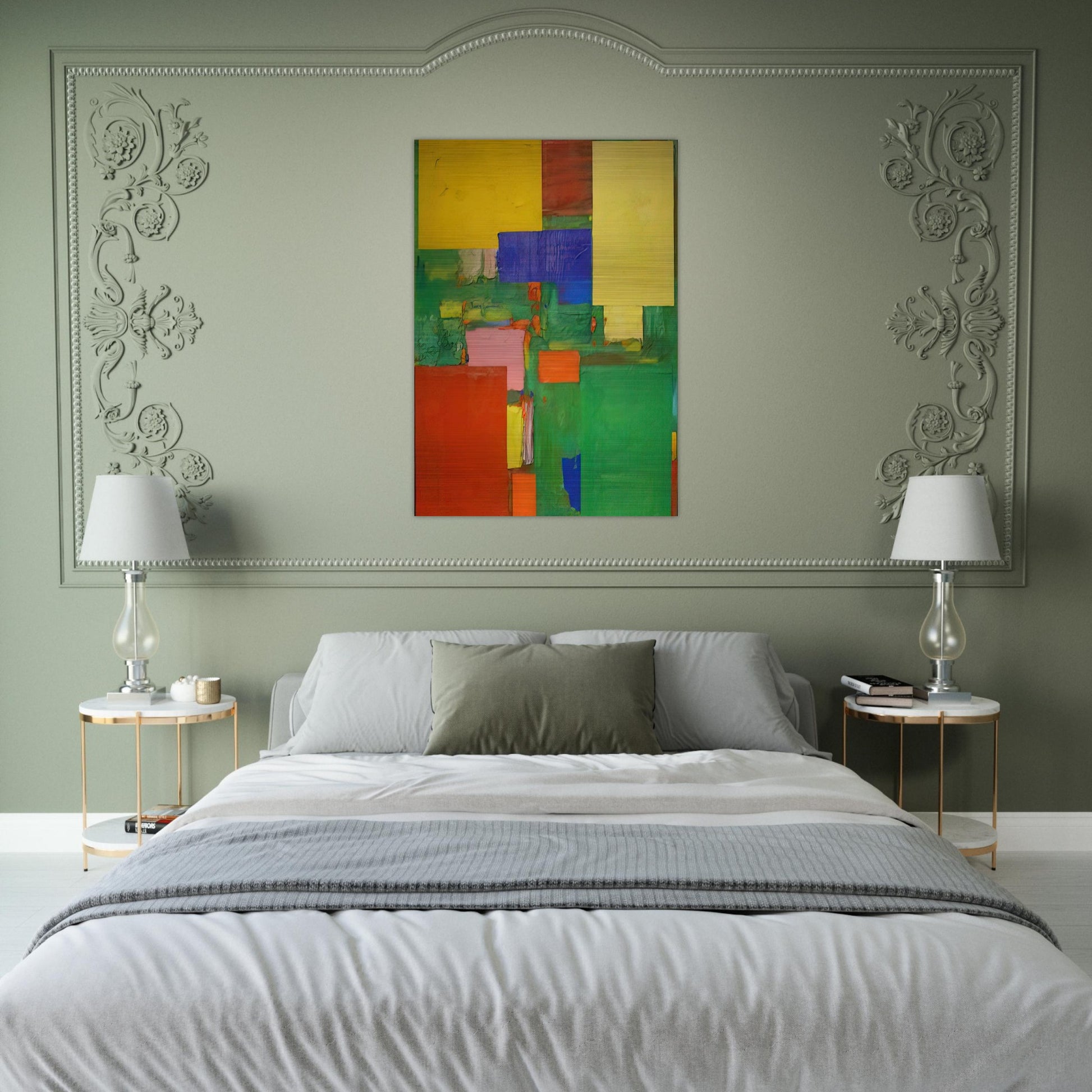 Equipoise - Hans Hofmann Brushed Aluminum Print - 70x100 cm / 28x40 inches | Hans Hofmann Aluminum Print | Hans Hofmann Prints