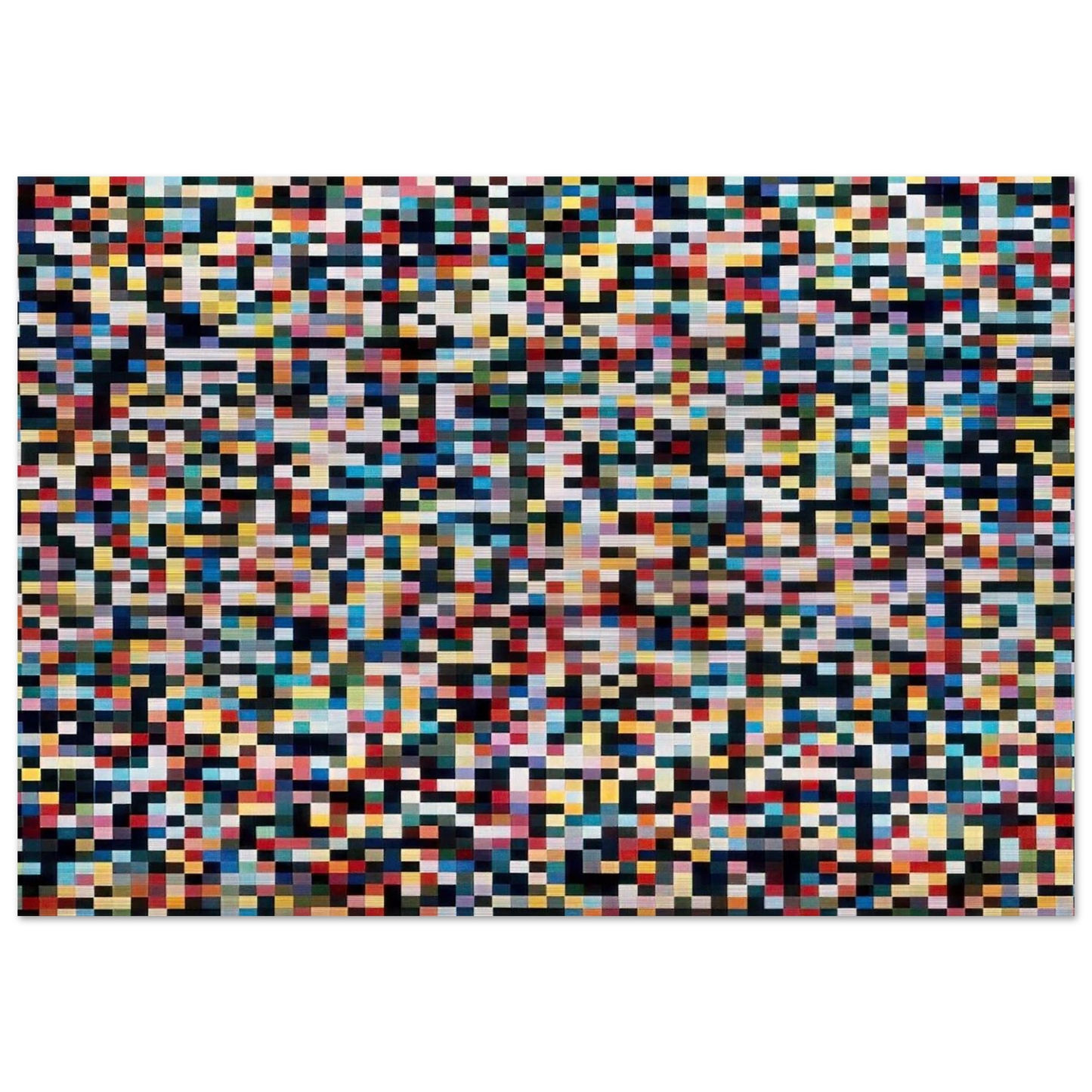 4096 COLOURS 1974 - Gerhard Richter Brushed Aluminum Print - 70x100 cm / 28x40 inches | Gerhard Richter Aluminum Print | Gerhard Richter Prints