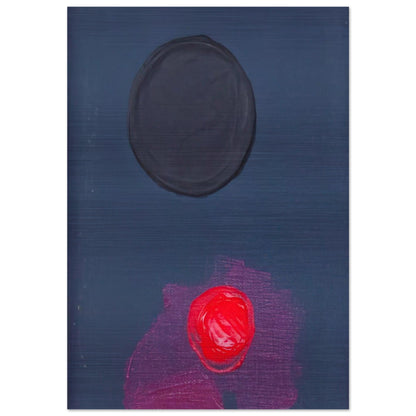 BAS 1974 - Luis Feito Brushed Aluminum Print - 70x100 cm / 28x40 inches | Luis Feito Aluminum Print | Luis Feito Prints