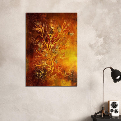 PLANT 1960 - Remedios Varo Brushed Aluminum Print - 70x100 cm / 28x40 inches | Remedios Varo Aluminum Print | Remedios Varo Prints