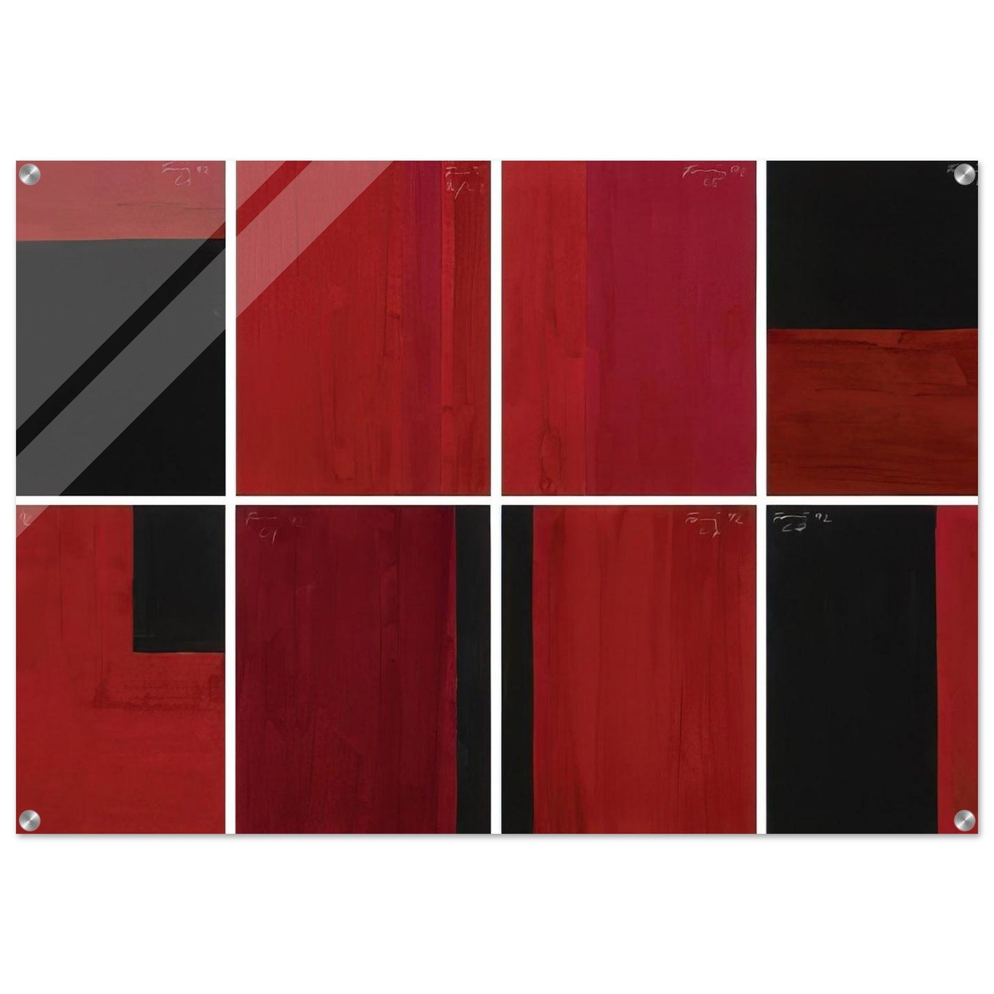 Untitled in 8 Parts - 1992 - Gunther Forg Acrylic Print - 70x100 cm / 28x40″ inches