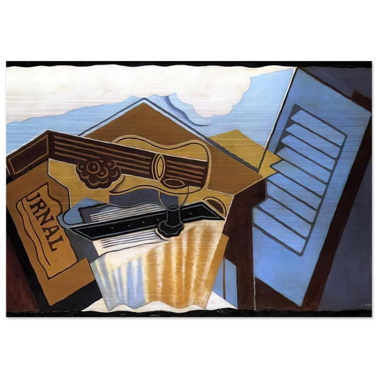 THE CLOUD 1921 - Juan Gris Brushed Aluminum Print - 70x100 cm / 28x40 inches | Juan Gris Aluminum Print | Juan Gris Prints