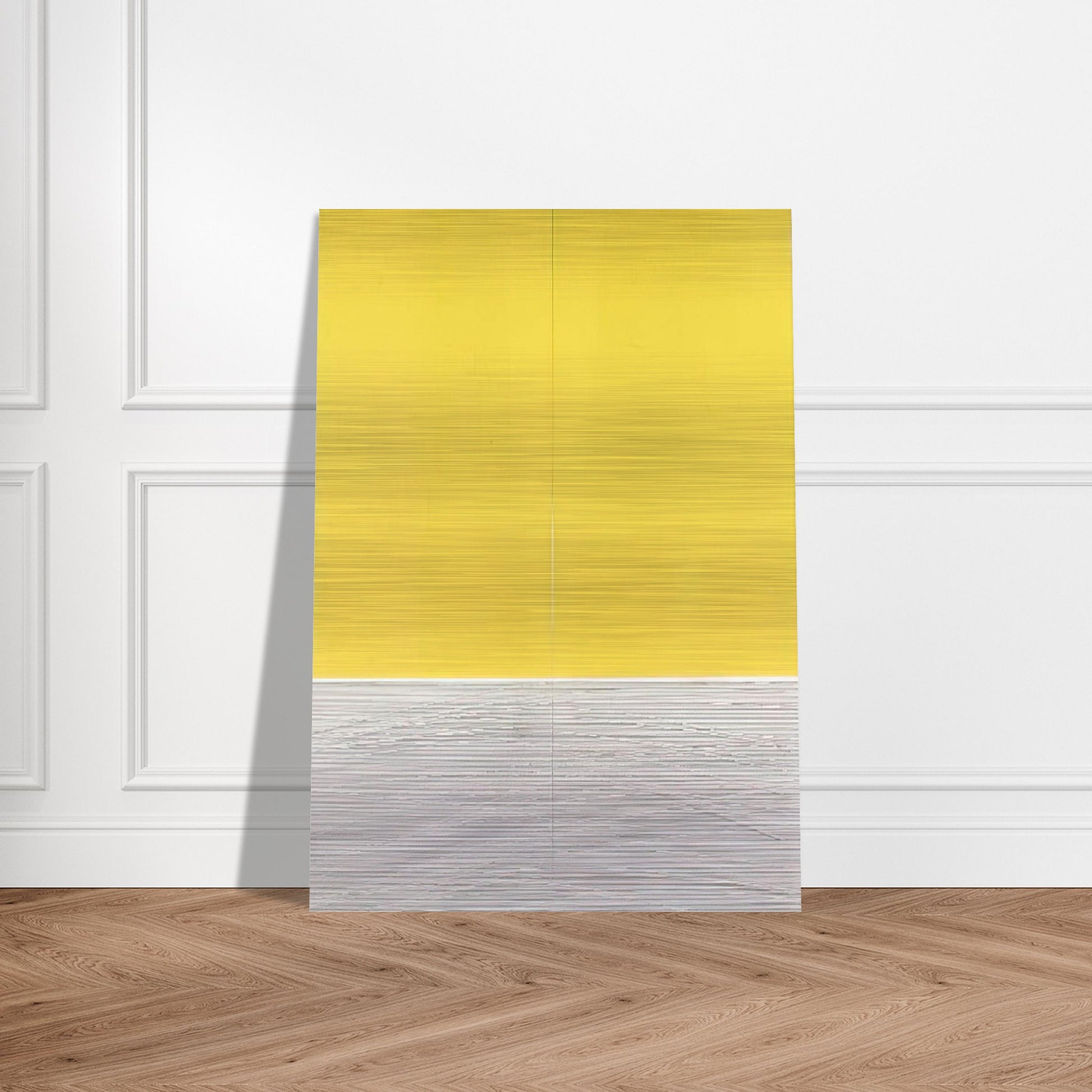 LE GRAN JAUNE - Jesus Rafael Soto Brushed Aluminum Print - 70x100 cm / 28x40 inches | Jesus Rafael Soto Aluminum Print | Jesus Rafael Soto Prints