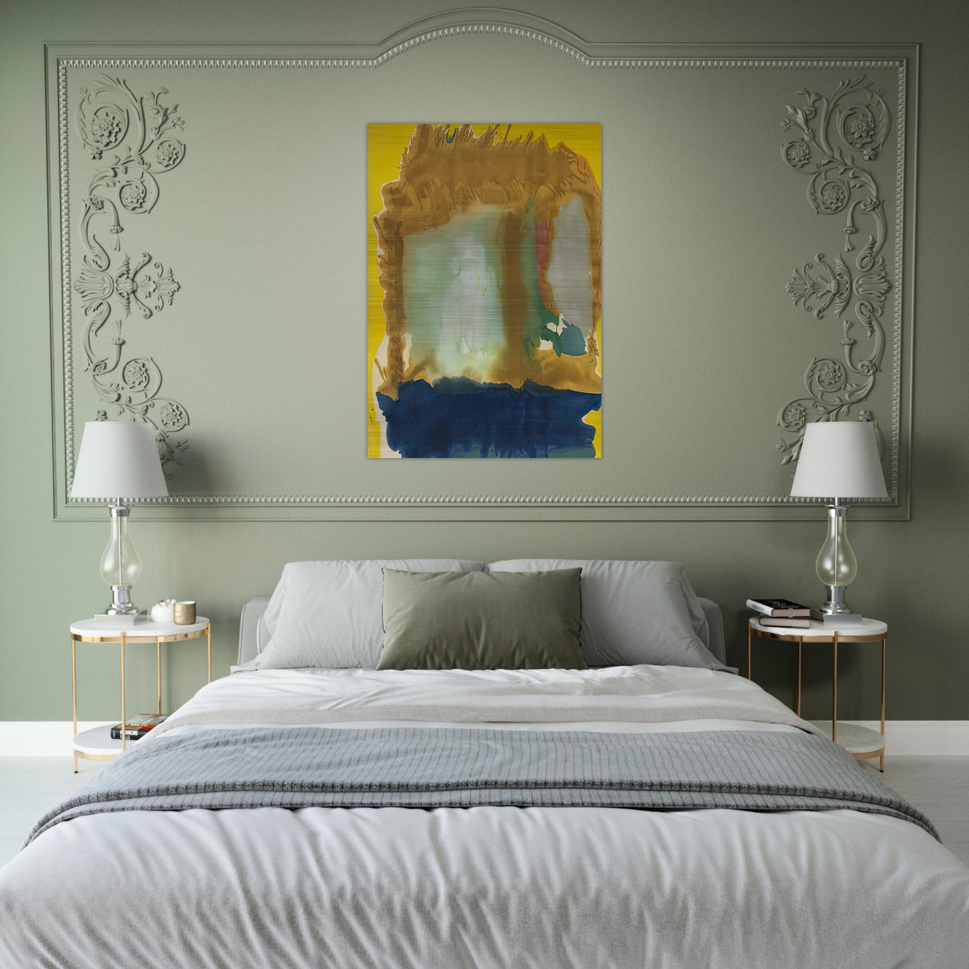 Milkwood Arcade, 1963- - Helen Frankenthaler Brushed Aluminum Print - 70x100 cm / 28x40 inches | Helen Frankenthaler Aluminum Print | Helen Frankenthaler Prints