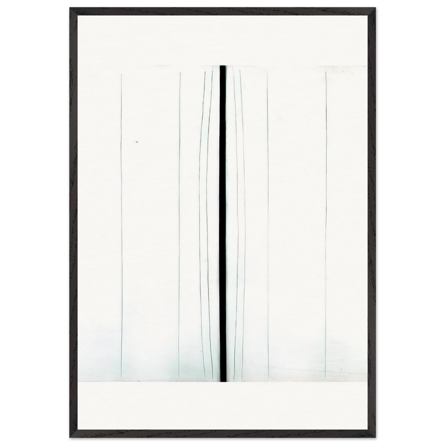 Composizione astratta n1 - Art Informel - Bice Lazzari 70x100 cm / 28x40 inches Framed Art Print – Black Wooden Frame