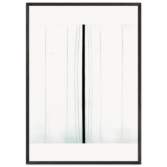 Composizione astratta n1 - Art Informel - Bice Lazzari 70x100 cm / 28x40 inches Framed Art Print – Black Wooden Frame