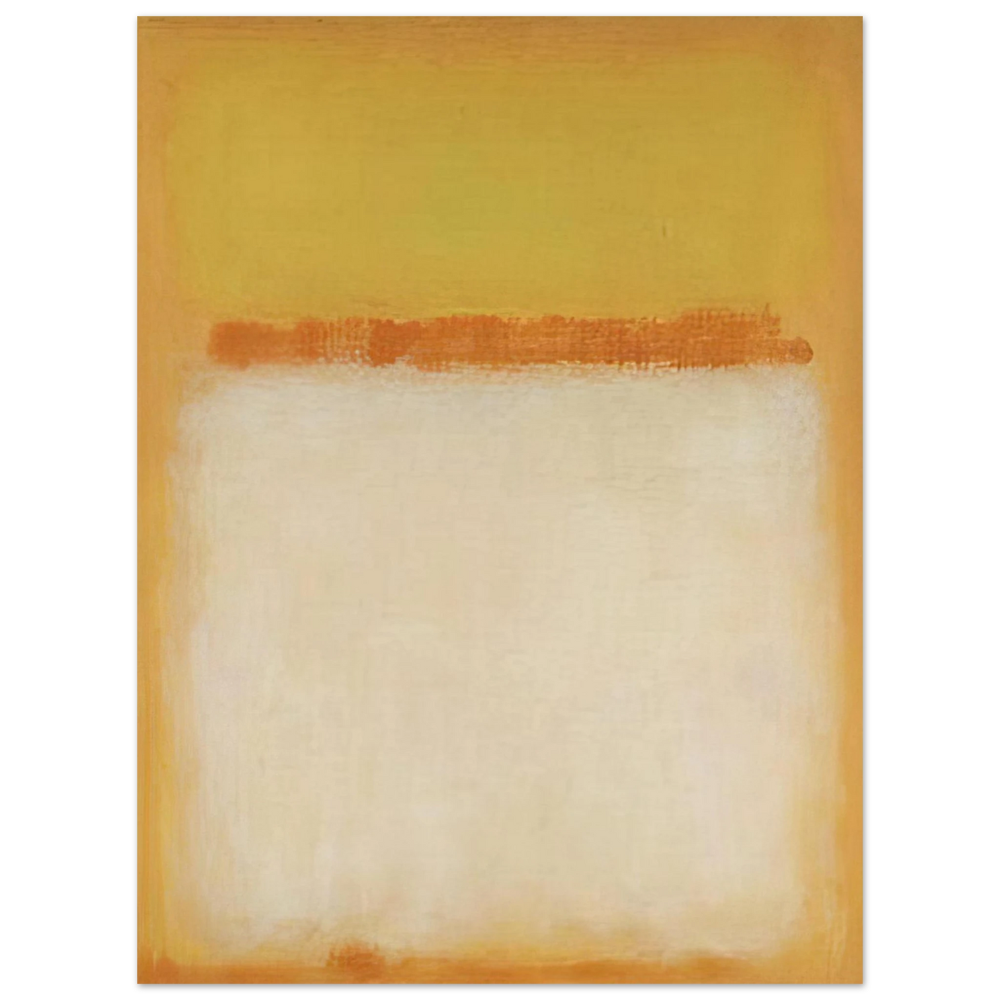 Mark Rothko - Untitled - 1955 Wall Art - 60x80 cm / 24x32 inches - Premium Wooden Framed Poster With Fine Art Paper-canvas - Black frame