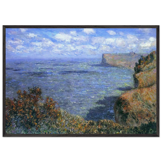 View Taken from Greinval - claude monet 70x100 cm / 28x40 inches Framed Art Print – Black Wooden Frame
