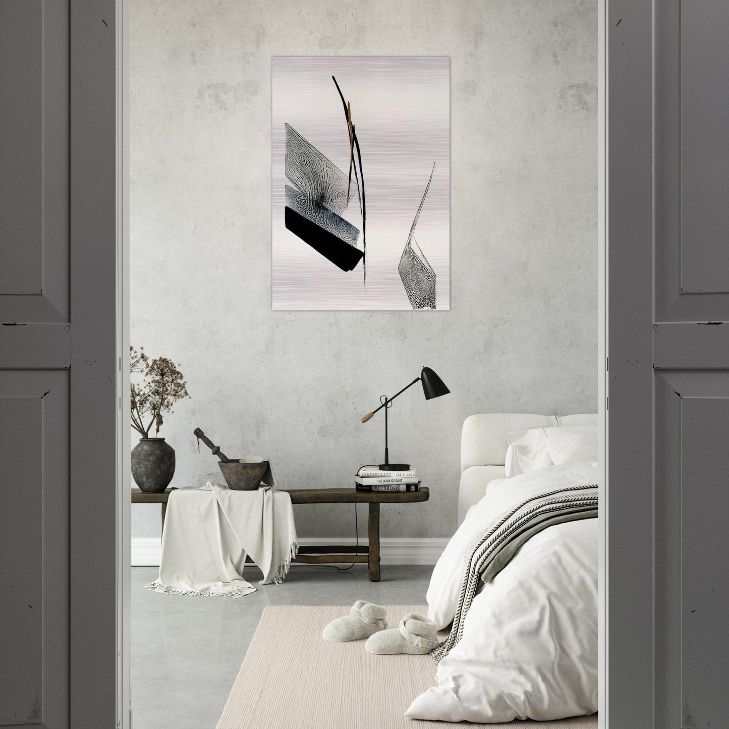 Rivage - Abstract Expressionism - Toko Shinoda Brushed Aluminum Print - 70x100 cm / 28x40 inches | Toko Shinoda Aluminum Print | Toko Shinoda Prints