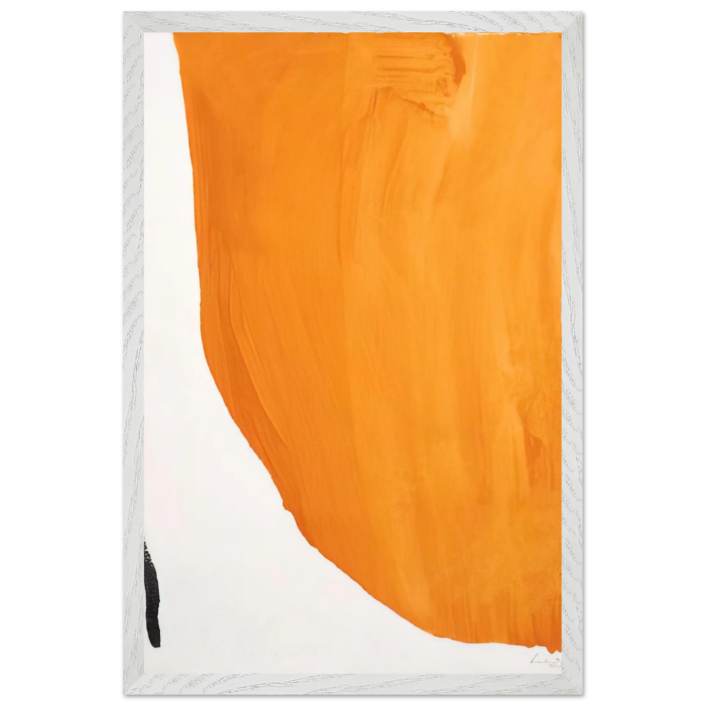 Helen Frankenthaler - Orange Downpour - 1970 Wall art - 60x80 cm / 24x32 inches - Fine Art Poster-canvas - -