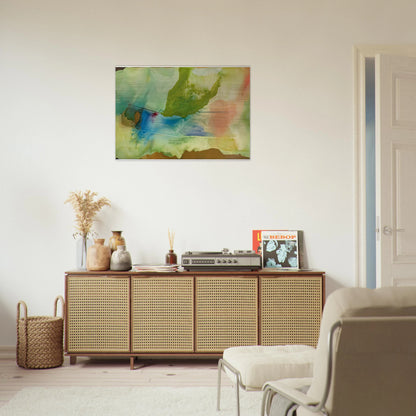 Hint from Bassano, 1973- - Helen Frankenthaler Brushed Aluminum Print - 70x100 cm / 28x40 inches | Helen Frankenthaler Aluminum Print | Helen Frankenthaler Prints