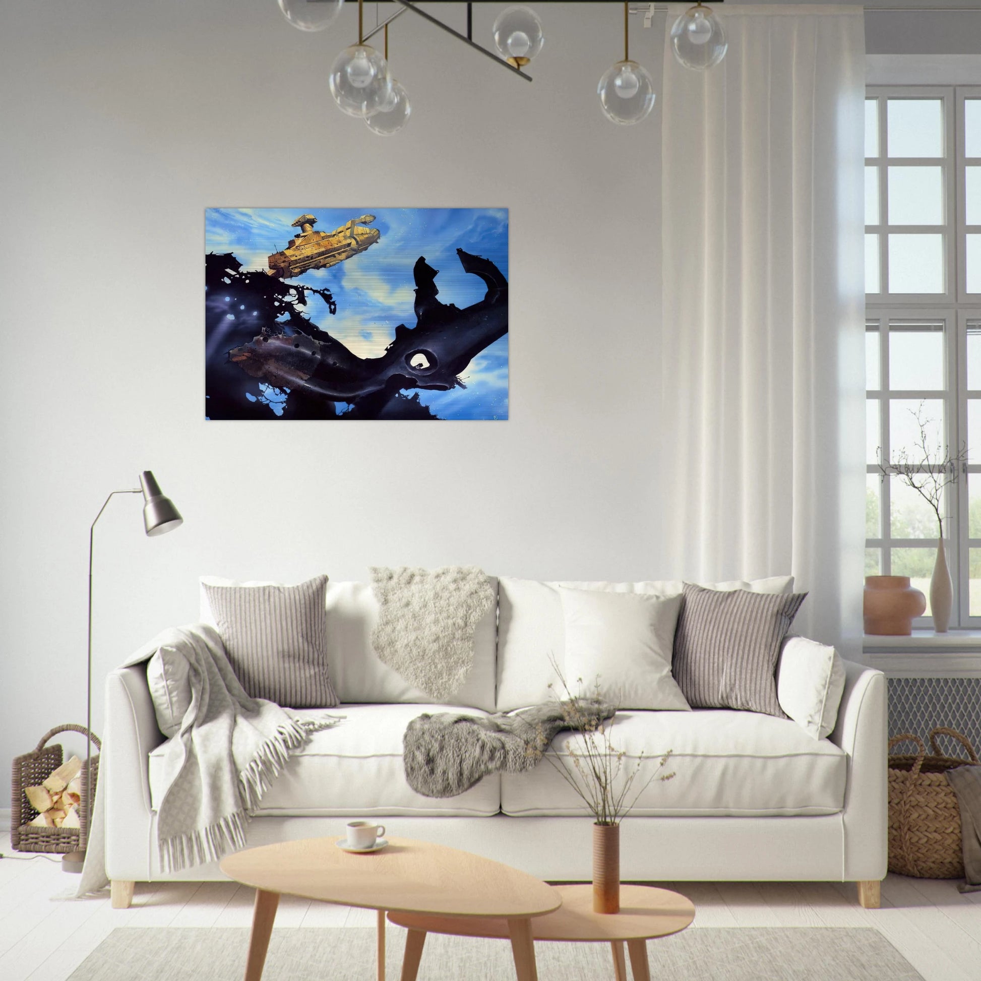 Chris Foss - Chris Foss Brushed Aluminum Print - 70x100 cm / 28x40 inches | Chris Foss Aluminum Print | Chris Foss Prints