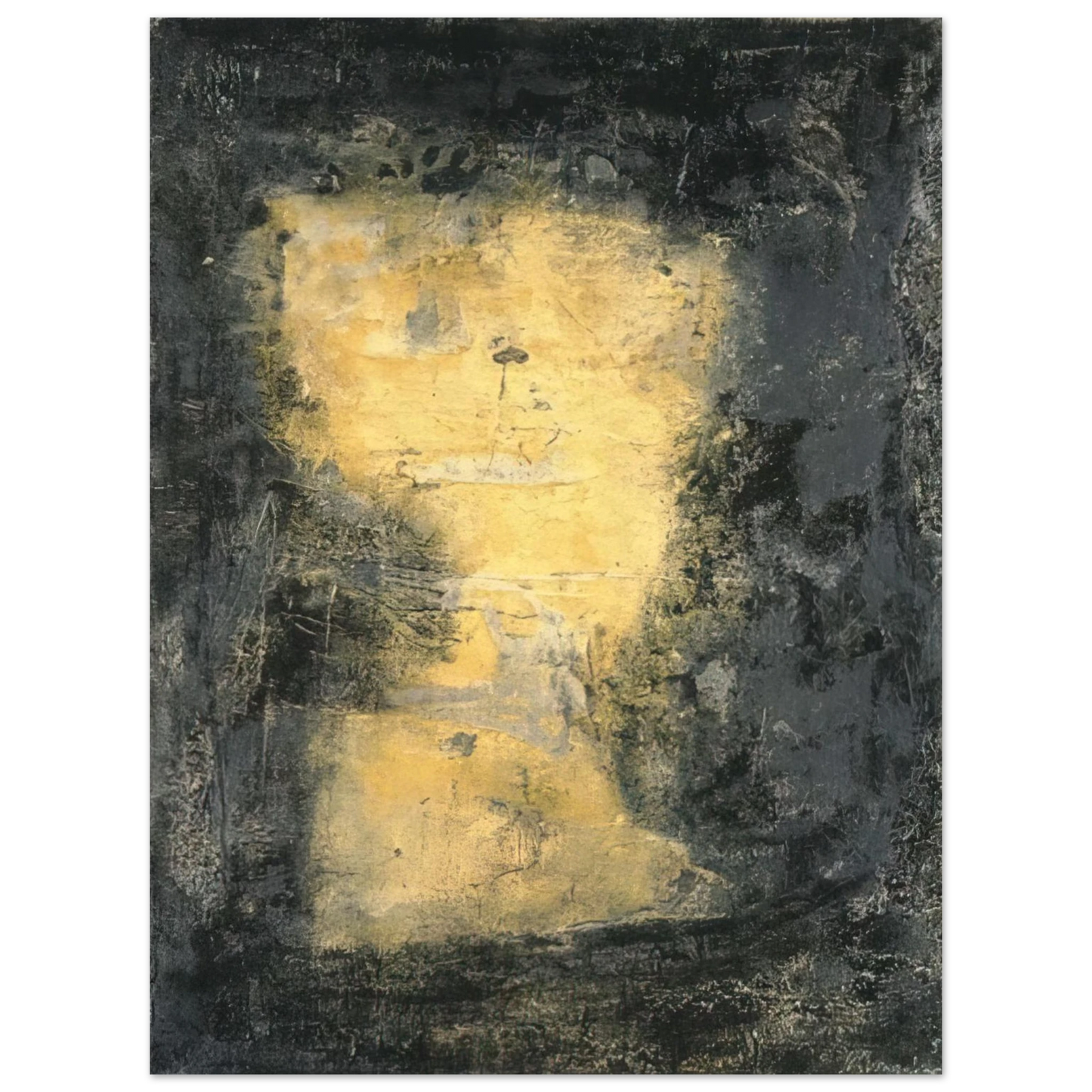 Emil Schumacher - Bolo - Tachisme  75x100 cm / 30x40inches Fine Art Poster