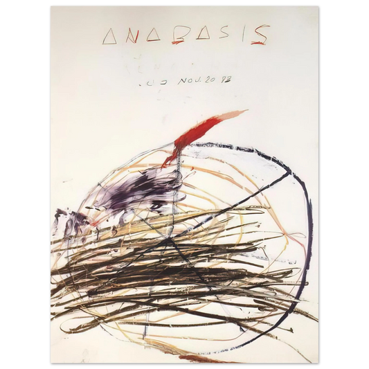 Cy Twombly - Anabasis  Xenephon   75x100 cm / 30x40inches Fine Art Poster