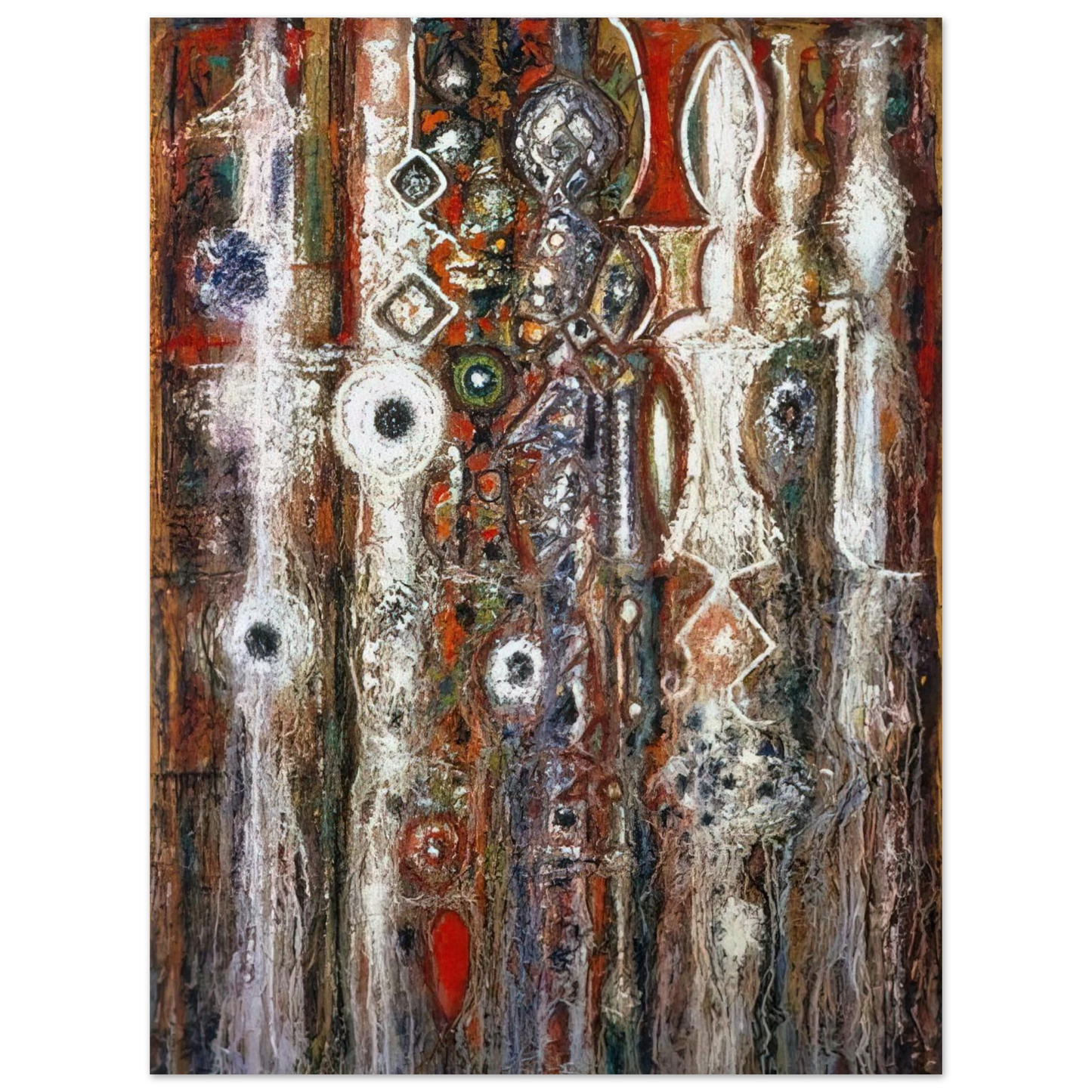 Richard Pousette-Dart - Illumination Gothic  75x100 cm / 30x40inches Fine Art Poster