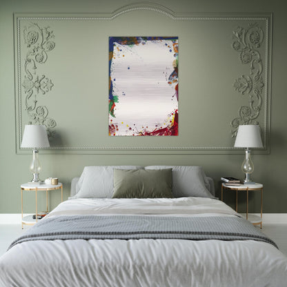 Sulfur Sails - Sam Francis Brushed Aluminum Print - 70x100 cm / 28x40 inches | Sam Francis Aluminum Print | Sam Francis Prints
