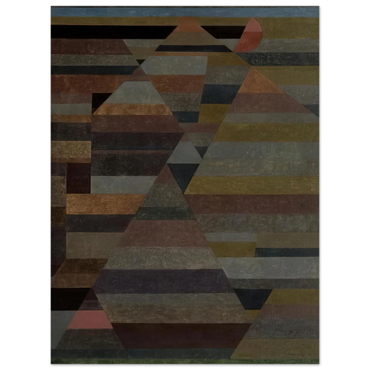Paul Klee - NECROPOLIS 1929  75x100 cm / 30x40inches Fine Art Poster