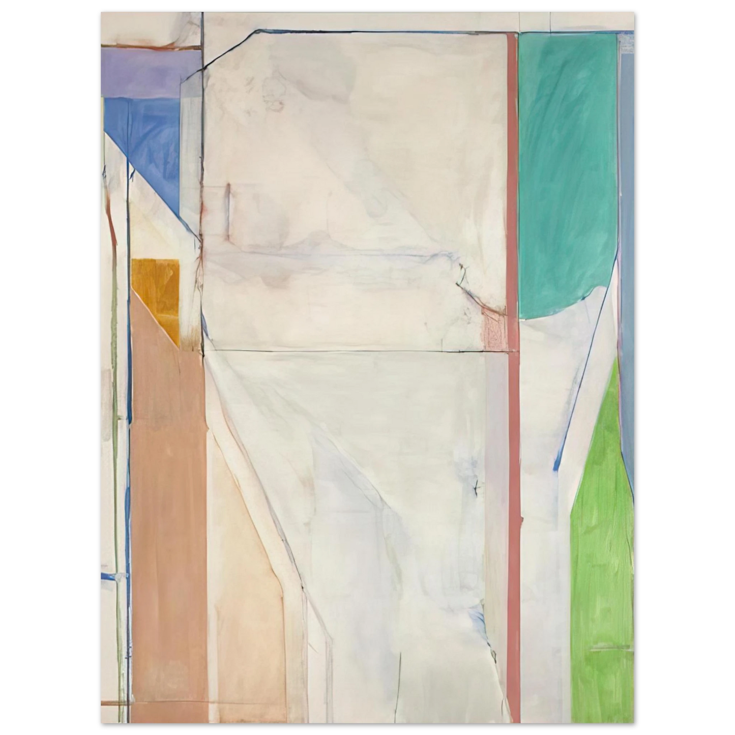 Richard Diebenkorn - Ocean Park #43  75x100 cm / 30x40inches Fine Art Poster