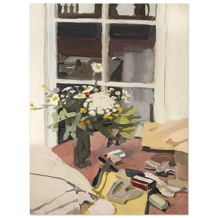 Fairfield Porter - STILL LIFE WITH STAPLER 1970  75x100 cm / 30x40inches Fine Art Poster