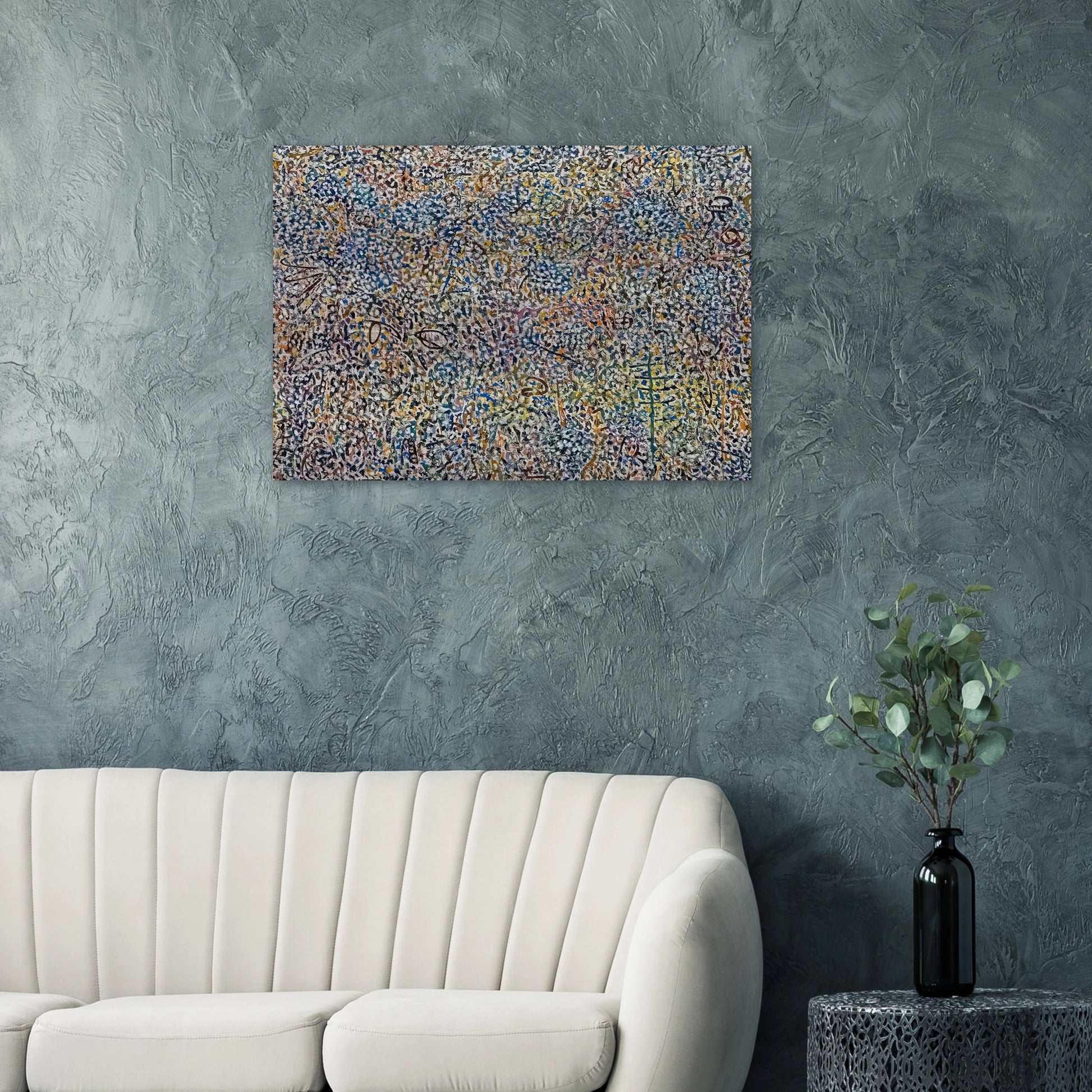 Presence Amaranth Garden - Richard Pousette-Dart Brushed Aluminum Print - 70x100 cm / 28x40 inches | Richard Pousette-Dart Aluminum Print | Richard Pousette-Dart Prints