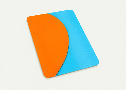 Orange Relief with Blue By Ellsworth Kelly Pack of 10 Post Cards | Ellsworth Kelly Post Cards | A6 (10.5 x 14.8 cm) - 4.1 x 5.8 inches