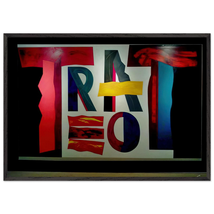 O Teatro - 2009 - Joao Vieira 70x100 cm / 28x40 inches Framed Art Print – Black Wooden Frame