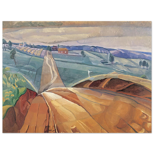 Grace Cossington Smith - Landscape at Pentecost - 1929  75x100 cm / 30x40inches Fine Art Poster