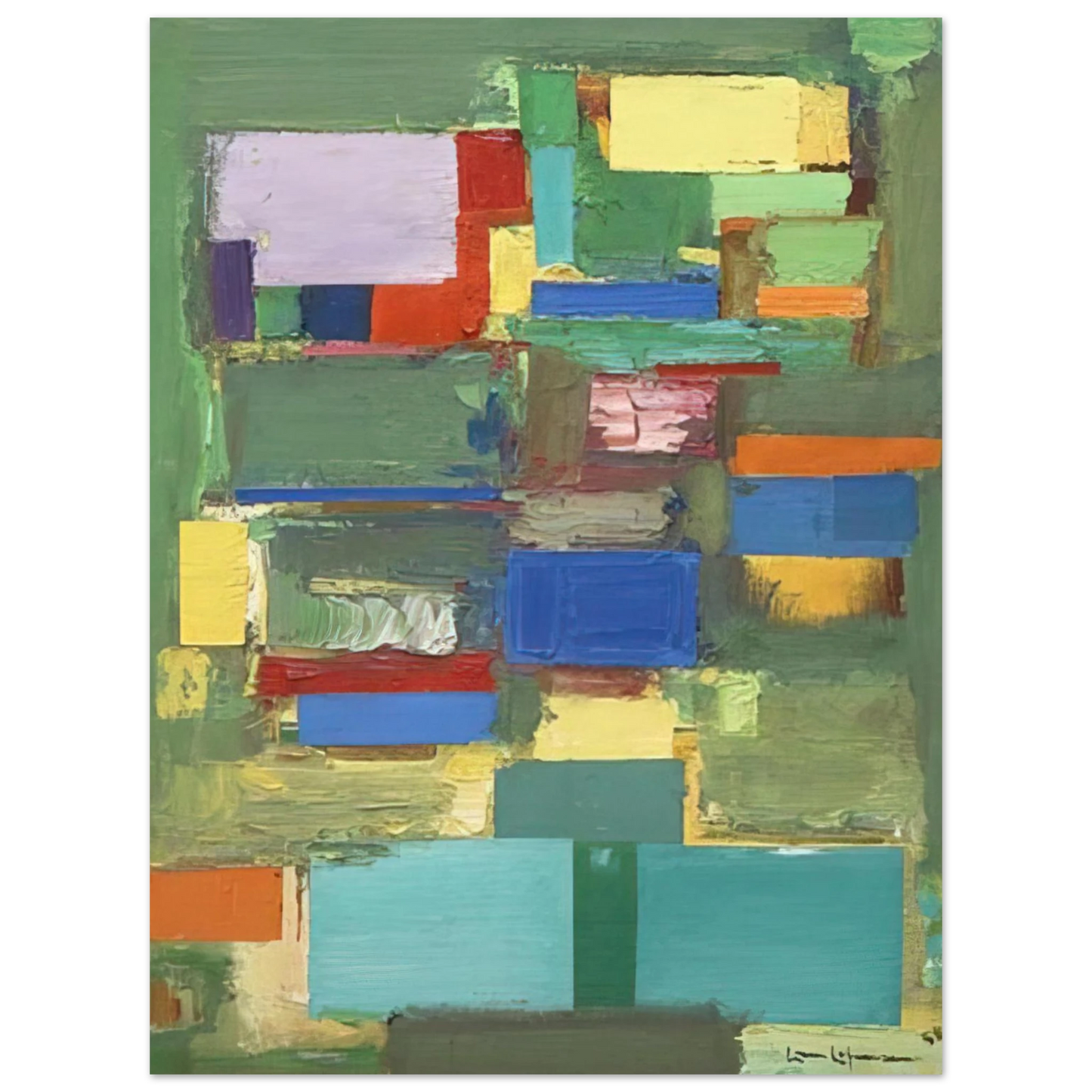 Hans Hofmann - Morning Mist  75x100 cm / 30x40inches Fine Art Poster