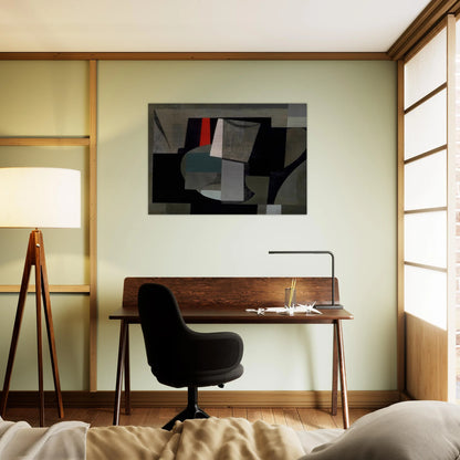 1934-6 painting - still life - 1936 - Ben Nicholson Brushed Aluminum Print - 70x100 cm / 28x40 inches | Ben Nicholson Aluminum Print | Ben Nicholson Prints