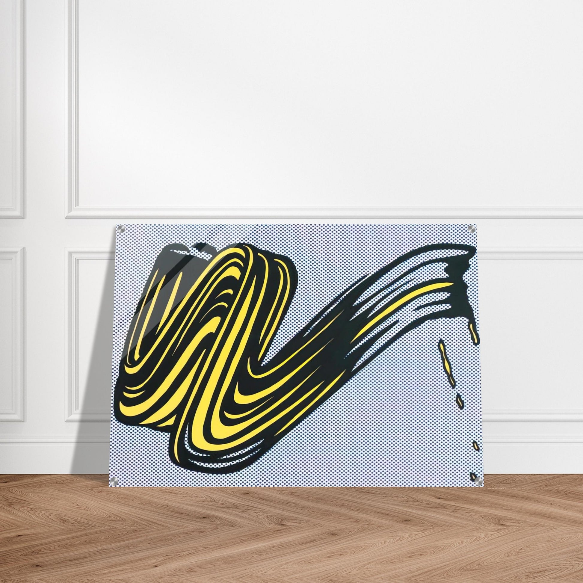 BRUSHSTROKE 1965 0 - Roy Lichtenstein Acrylic Print - 70x100 cm / 28x40″ inches | Roy Lichtenstein Wall Art | Roy Lichtenstein Prints