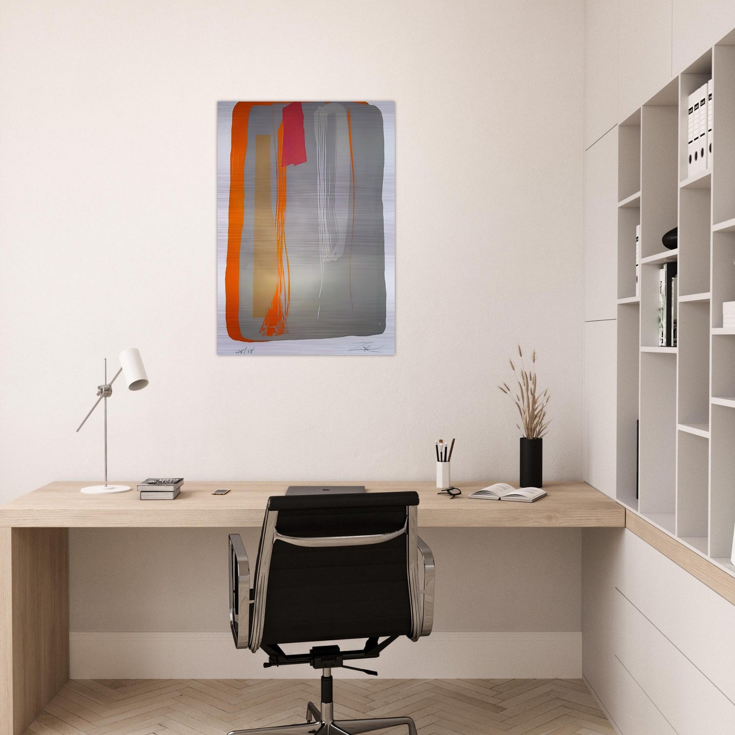 Untitled 6 - 1980 - Larry Zox Brushed Aluminum Print - 70x100 cm / 28x40 inches | Larry Zox Aluminum Print | Larry Zox Prints