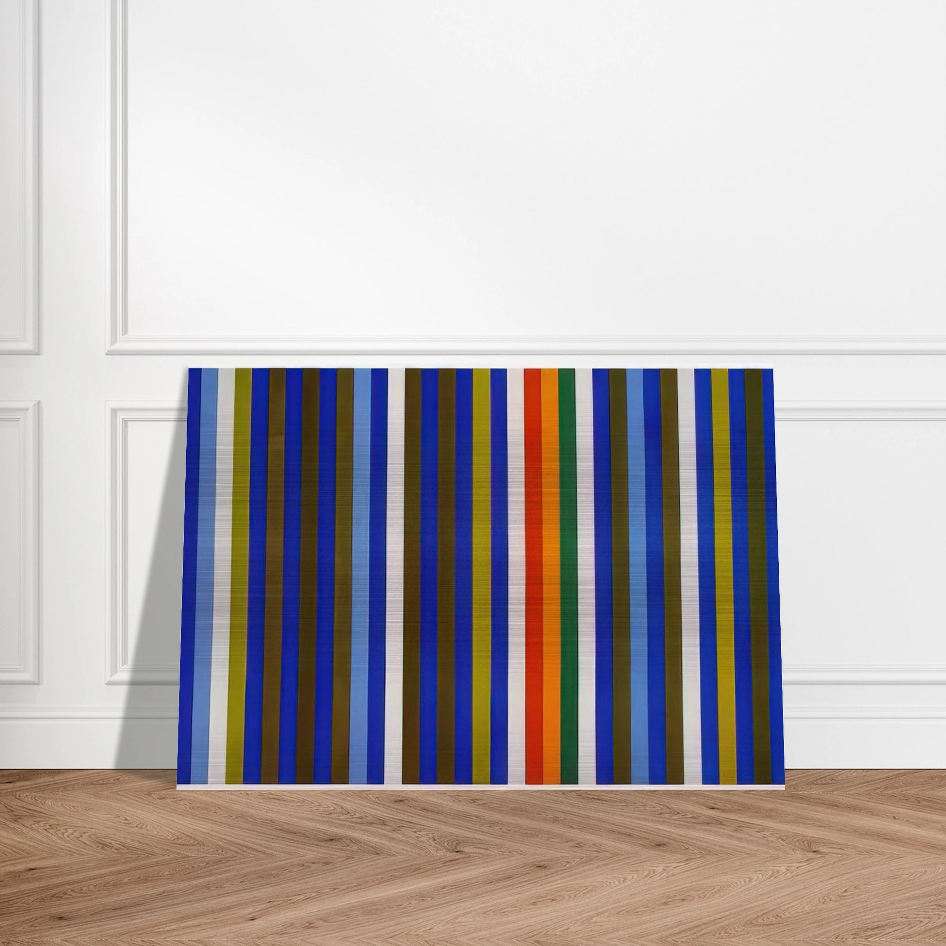 Citadel - 1962 - Gene Davis Brushed Aluminum Print - 70x100 cm / 28x40 inches | Gene Davis Aluminum Print | Gene Davis Prints
