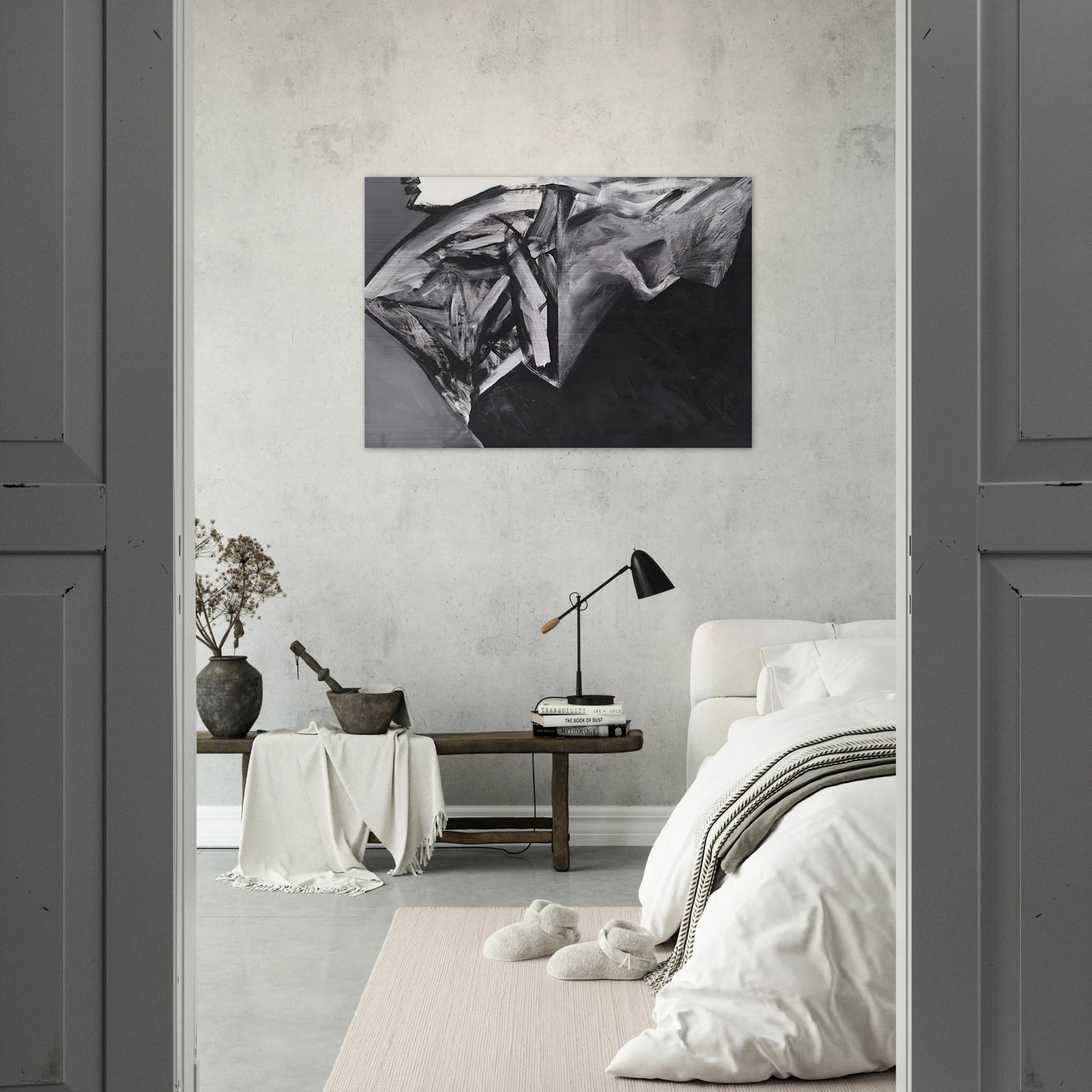 Jay DeFeo/BIG/Samurai No. 8 - Jay DeFeo Brushed Aluminum Print - 70x100 cm / 28x40 inches | Jay DeFeo Aluminum Print | Jay DeFeo Prints