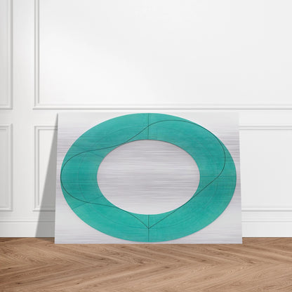 RING IMAGE C 2008 - Robert Mangold Brushed Aluminum Print - 70x100 cm / 28x40 inches | Robert Mangold Aluminum Print | Robert Mangold Prints