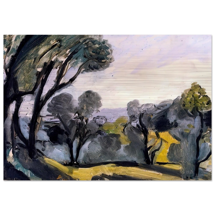 LANDSCAPE WITH OLIVE TREES 1918 - Henri Matisse Brushed Aluminum Print - 70x100 cm / 28x40 inches | Henri Matisse Aluminum Print | Henri Matisse Prints