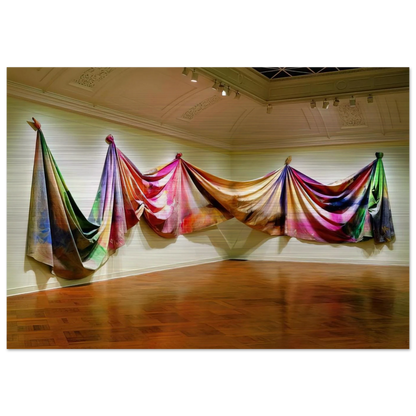Light Depth - Sam Gilliam Brushed Aluminum Print - 70x100 cm / 28x40 inches | Sam Gilliam Aluminum Print | Sam Gilliam Prints