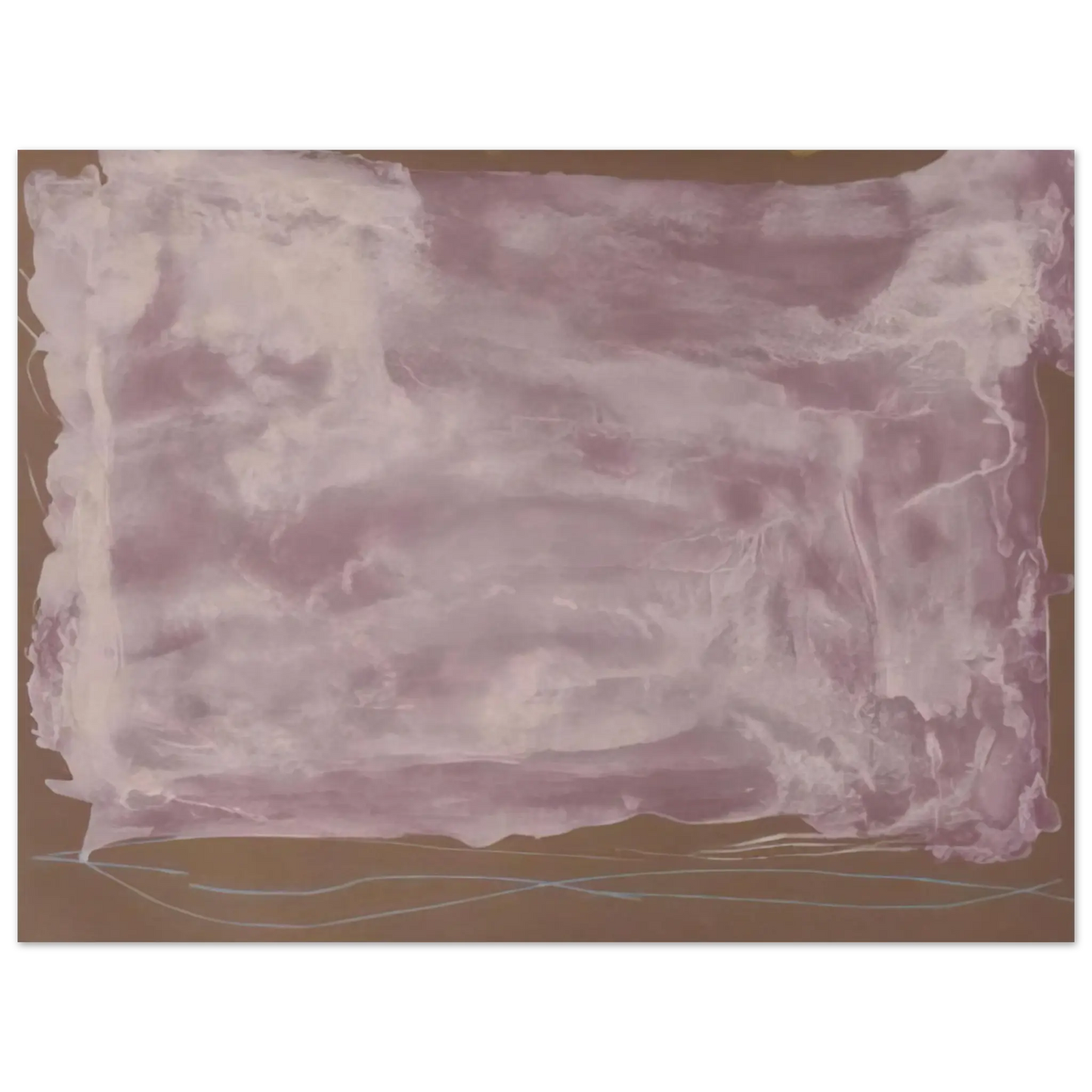 Helen Frankenthaler - Soho Dreams - 1987 Wall art - 30x45 cm / 12x18 Inches - Premium Wooden Framed Poster With Fine Art Paper - Black frame