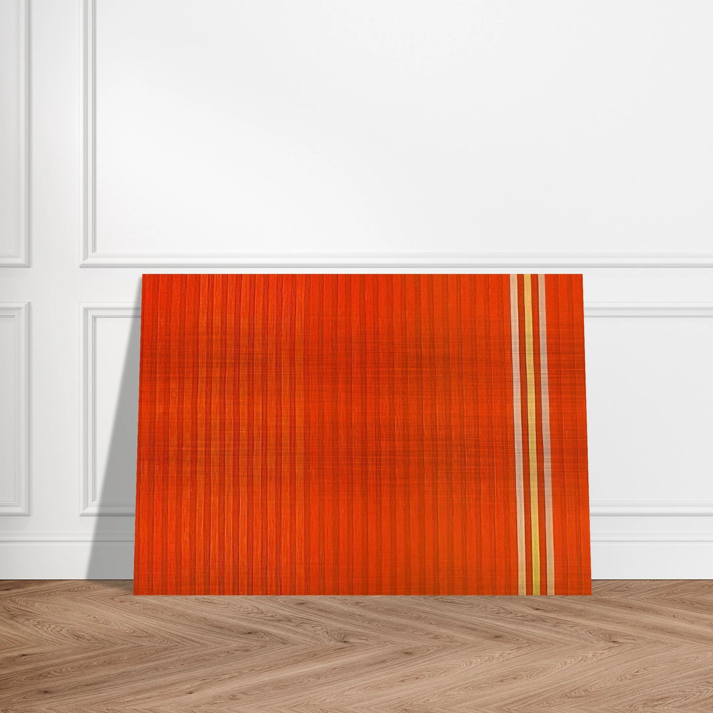 Red Devil - 1959 - Gene Davis Brushed Aluminum Print - 70x100 cm / 28x40 inches | Gene Davis Aluminum Print | Gene Davis Prints