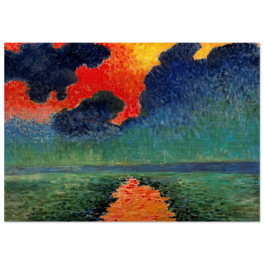 EFFECT OF SUN ON THE WATER LONDON 1906 - Andre Derain Brushed Aluminum Print - 70x100 cm / 28x40 inches | Andre Derain Aluminum Print | Andre Derain Prints