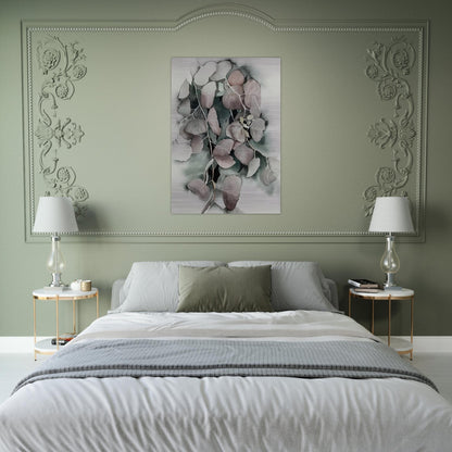 Autumn Leaves - Eyvind Earle Brushed Aluminum Print - 70x100 cm / 28x40 inches | Eyvind Earle Aluminum Print | Eyvind Earle Prints