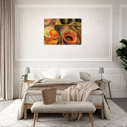 PORTUGESE STILL LIFE - Sonia Delaunay Acrylic Print - 70x100 cm / 28x40″ inches