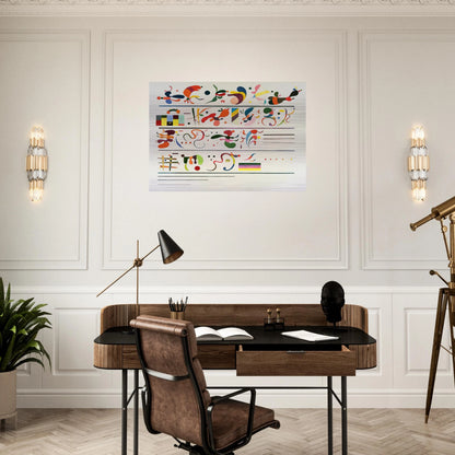 SUCCESSION 1935 - Wassily Kandinsky Brushed Aluminum Print - 70x100 cm / 28x40 inches | Wassily Kandinsky Aluminum Print | Wassily Kandinsky Prints