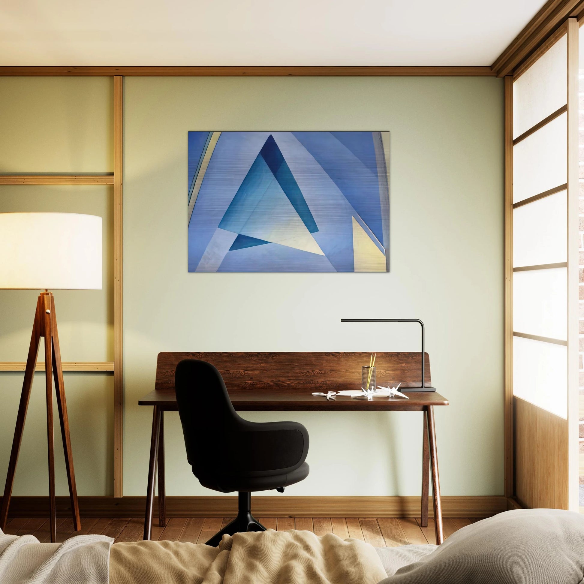 Hanover Abstract - 1938 - Lawren Harris Brushed Aluminum Print - 70x100 cm / 28x40 inches | Lawren Harris Aluminum Print | Lawren Harris Prints