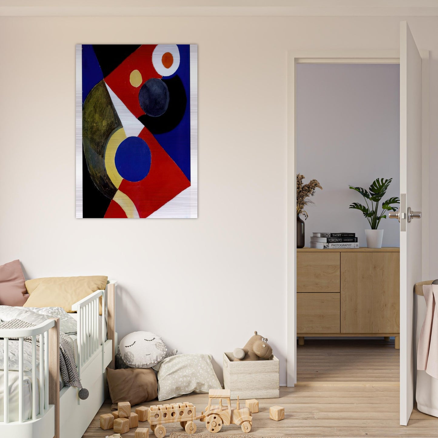 RHYTHM COLOUR 2 - Sonia Delaunay Brushed Aluminum Print - 70x100 cm / 28x40 inches | Sonia Delaunay Aluminum Print | Sonia Delaunay Prints