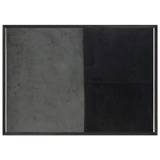 Spanish Painting - 1963 - Brice Marden 70x100 cm / 28x40 inches Framed Art Print – Black Wooden Frame