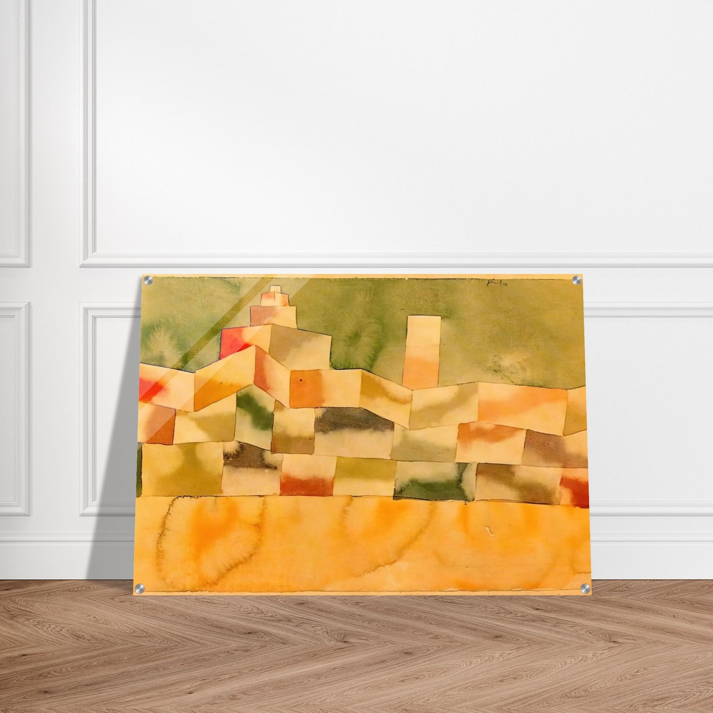 ORIENTAL ARCHITECTURE 1929 - Paul Klee Acrylic Print - 70x100 cm / 28x40″ inches