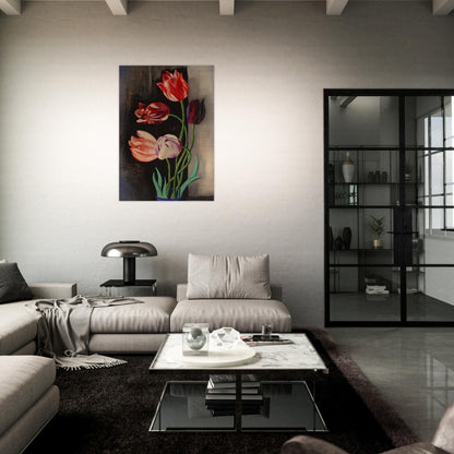 TULIPS - Moise Kisling Brushed Aluminum Print - 70x100 cm / 28x40 inches | Moise Kisling Aluminum Print | Moise Kisling Prints